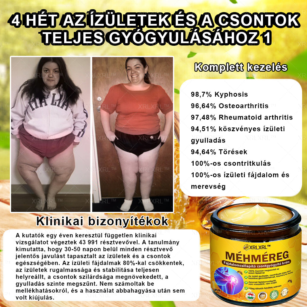 🔅💜𝑿𝑹𝑳𝑿𝑹𝑳® Botulinum Toxin és Méhméreg Fájdalomcsillapító Csontgyógyító Krém (Speziell für ältere Erwachsene)
