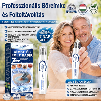 💙𝐇𝐈𝐒𝐊𝐈𝐍®👩‍⚕️ Címke és Folt Eltávolító 7 Nap – Fájdalommentes, Hegmentes Fejlett Bőrhibák Eltávolító Golyós Toll