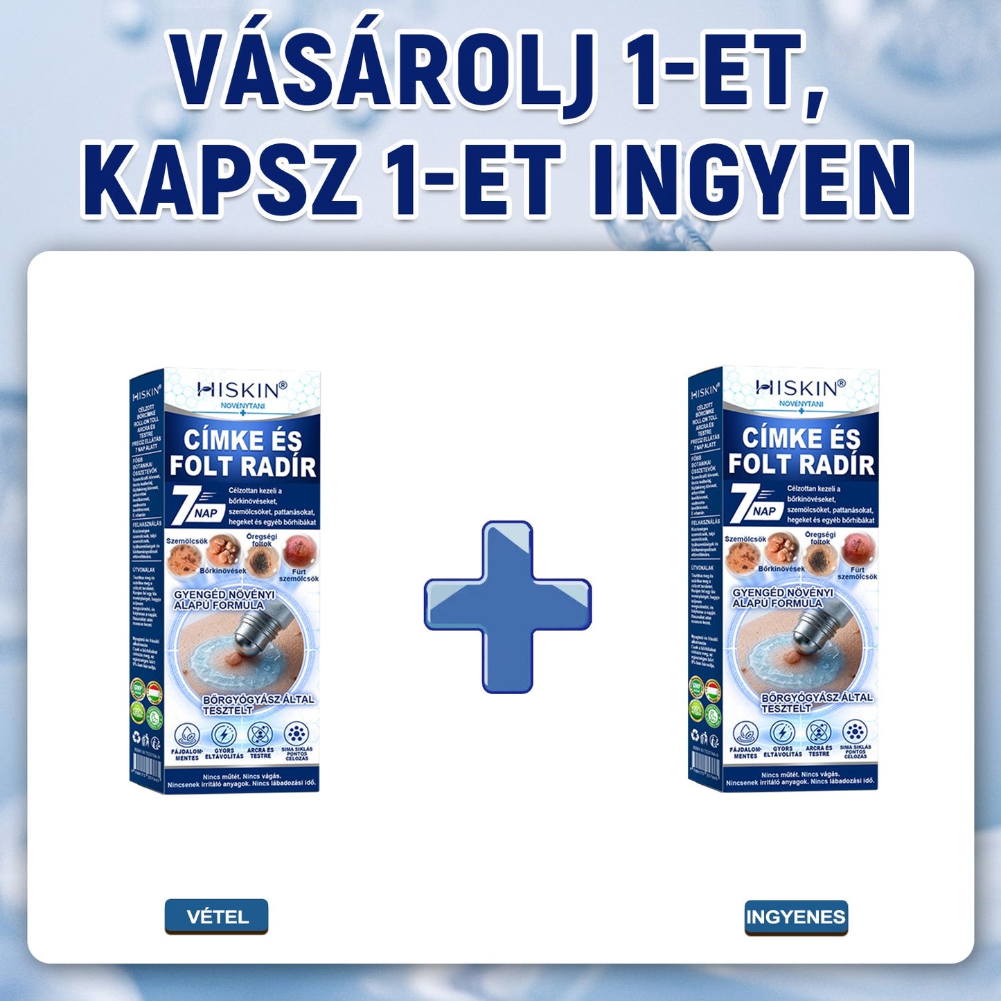 💙𝐇𝐈𝐒𝐊𝐈𝐍®👩‍⚕️ Címke és Folt Eltávolító 7 Nap – Fájdalommentes, Hegmentes Fejlett Bőrhibák Eltávolító Golyós Toll