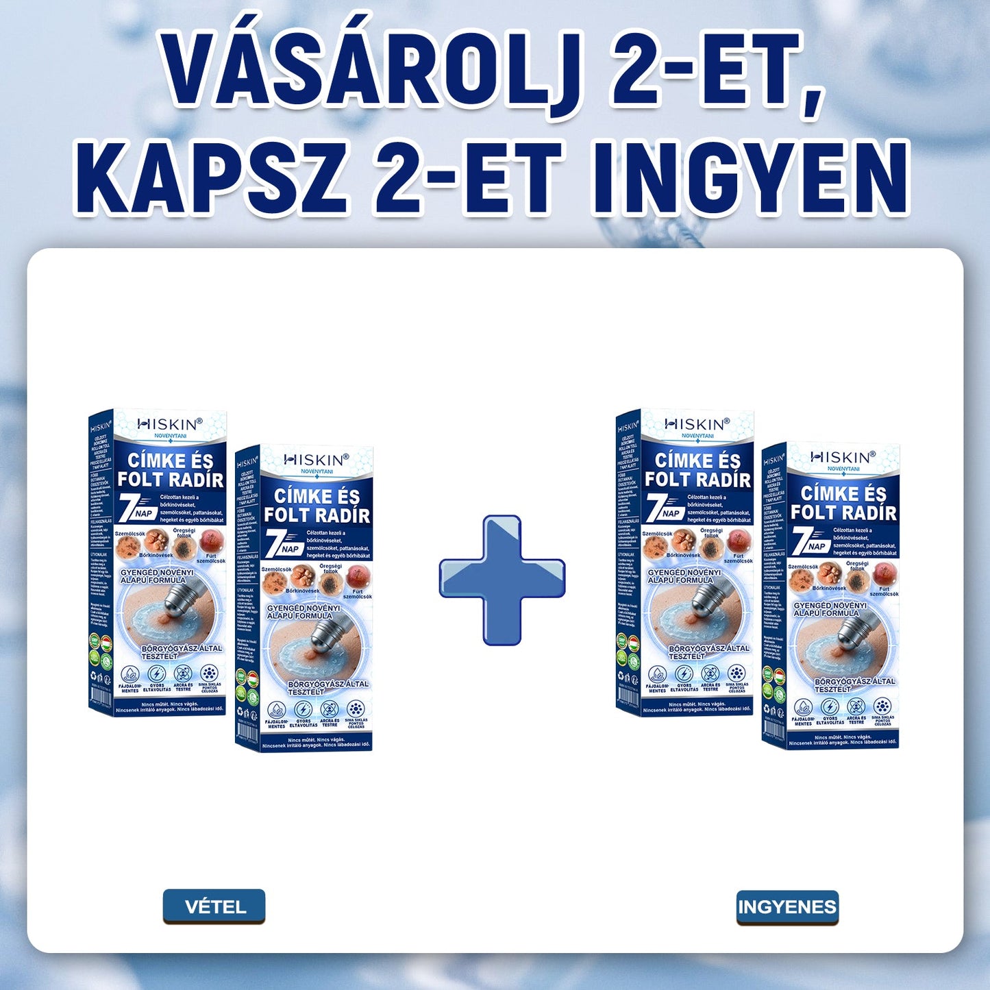 💙𝐇𝐈𝐒𝐊𝐈𝐍®👩‍⚕️ Címke és Folt Eltávolító 7 Nap – Fájdalommentes, Hegmentes Fejlett Bőrhibák Eltávolító Golyós Toll