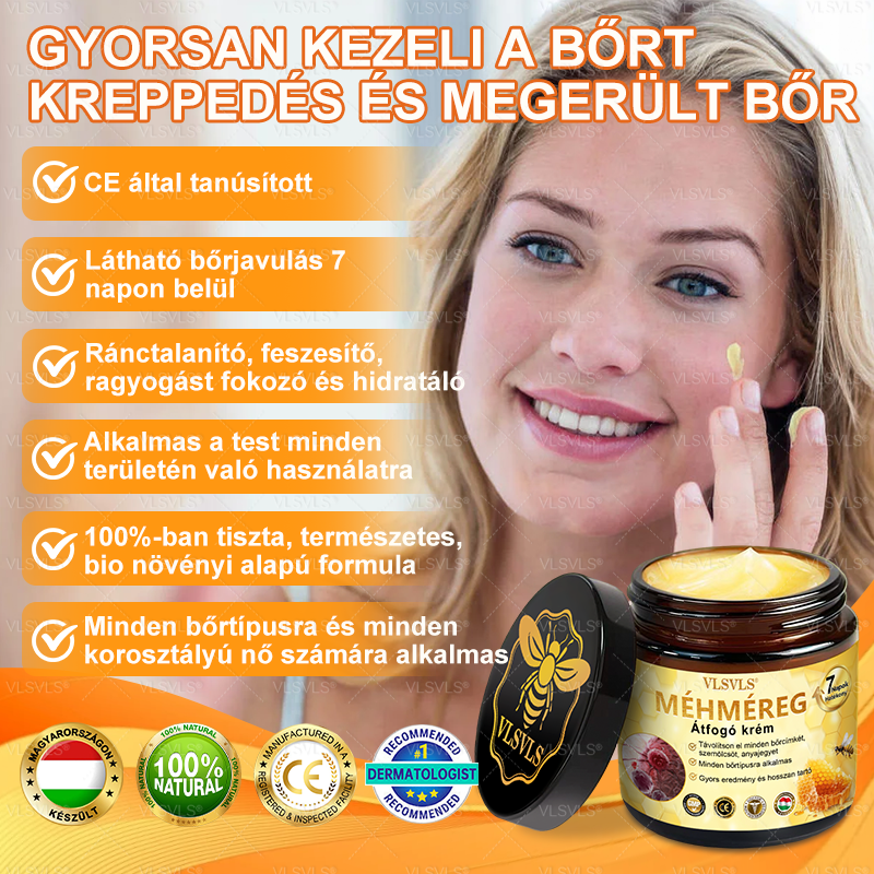 🎉🌟VLSVLS® Méhméreg Átfogó Krém (Minden korosztály számára alkalmas )