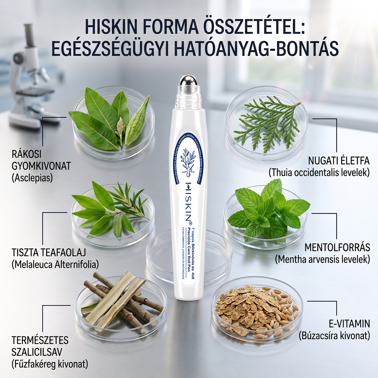 💙𝐇𝐈𝐒𝐊𝐈𝐍®👩‍⚕️ Címke és Folt Eltávolító 7 Nap – Fájdalommentes, Hegmentes Fejlett Bőrhibák Eltávolító Golyós Toll